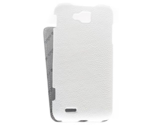 Кожаный чехол для Samsung Ativ S (i8750) Melkco Premium Leather Case - Jacka Type (White LC)