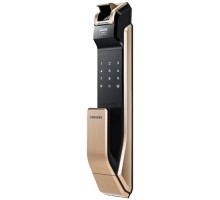 Врезной биометрический замок Samsung SHS-P718 XBG Gold