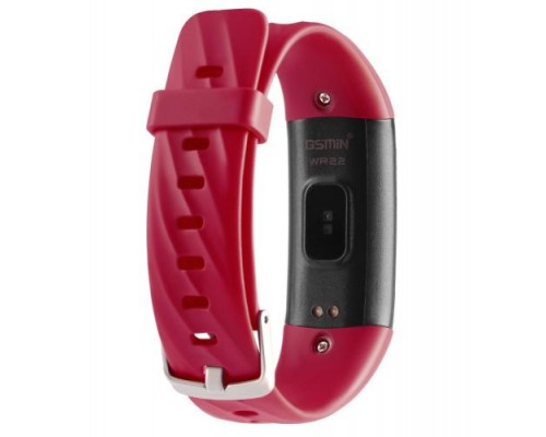 Фитнес браслет GSMIN WR22 с измерением давления и пульса (Красный)