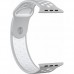Ремешок силиконовый GSMIN Sport Edition для Apple Watch 38/40mm (Серый)