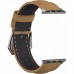 Ремешок замшевый GSMIN Suede 2 для Apple Watch 42/44mm (Бежевый)