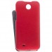 Кожаный чехол для HTC Desire 300 Melkco Premium Leather Case - Jacka Type (Red LC)