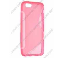 Чехол силиконовый для Apple iPhone 5C S-Line TPU (Розовый)