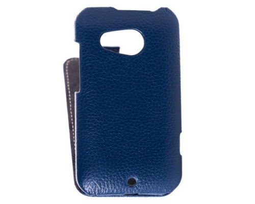 Кожаный чехол для HTC Desire 200 Melkco Premium Leather Case - Jacka Type (Dark Blue LC)