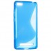 Чехол силиконовый для Xiaomi Mi4i / Mi4c S-Line TPU (Синий)