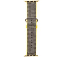Ремешок тканевый GSMIN Neylon Stylish для Apple Watch 42/44mm (Желтый)