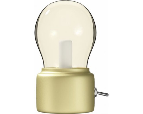 Настольная лампа HRS Bulb Lamp со встроенным аккумулятором (Золотистый)