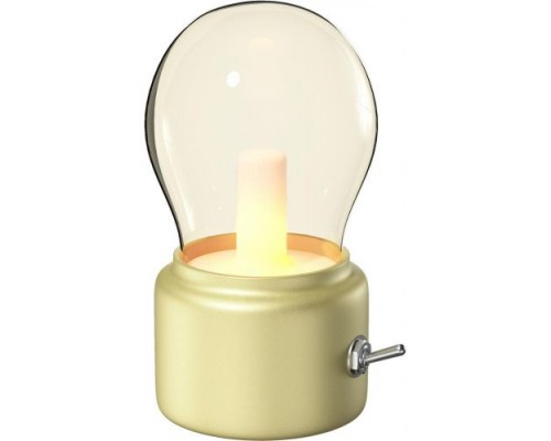 Настольная лампа HRS Bulb Lamp со встроенным аккумулятором (Золотистый)