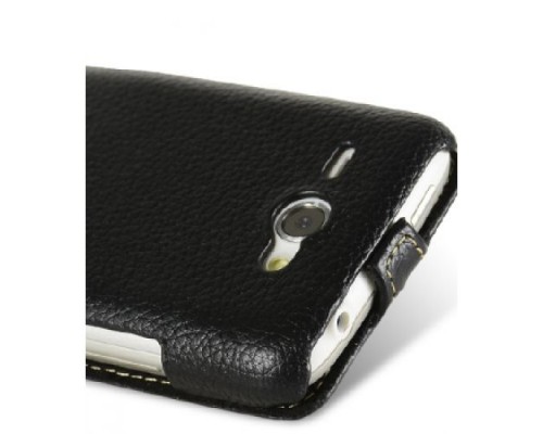 Кожаный чехол для HTC Chacha Melkco Premium Leather Case - Jacka Type (Black LC)