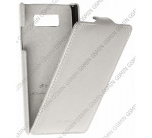 Кожаный чехол для LG Optimus L7 / P700 Melkco Leather Case - Jacka Type (White LC)