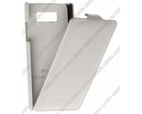 Кожаный чехол для LG Optimus L7 / P700 Melkco Leather Case - Jacka Type (White LC)