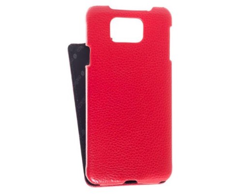 Кожаный чехол для Samsung Galaxy Alpha (G850F) Melkco Leather Case - Jacka Type (Red LC)