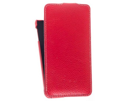 Кожаный чехол для Samsung Galaxy Alpha (G850F) Melkco Leather Case - Jacka Type (Red LC)