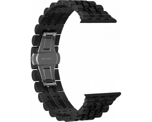 Ремешок металлический GSMIN Elegy для Apple Watch 38/40mm (Черный)