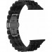Ремешок металлический GSMIN Elegy для Apple Watch 38/40mm (Черный)