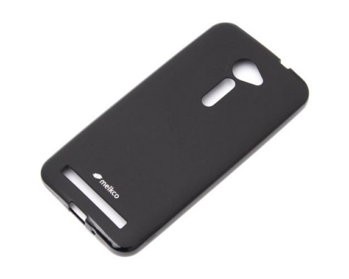 Чехол силиконовый для Asus Zenfone 2 ZE500CL Melkco Poly Jacket TPU (Black Mat)