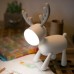Лампа-ночник в форме оленя Waggy Lamp со встроенным аккумулятором (Белый)
