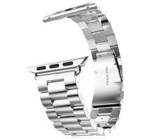 Ремешок стальной GSMIN Classic Collection для Apple Watch 38/40mm (Металлик)