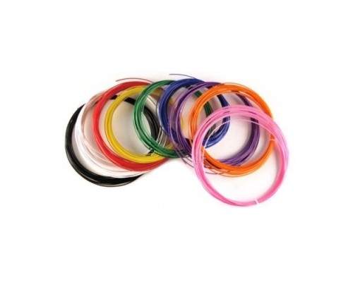 Цветной ABS-пластик для 3D ручек (9 цветов по 10м)