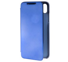 Чехол-книжка с функцией умной обложки HRS Mirror Case для Apple iPhone XS Max (Синий)