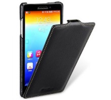 Кожаный чехол для Lenovo K910 Vibe Z Melkco Premium Leather Case - Jacka Type (Black LC)