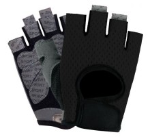 Перчатки спортивные без пальцев GSMIN (L) (Черный)