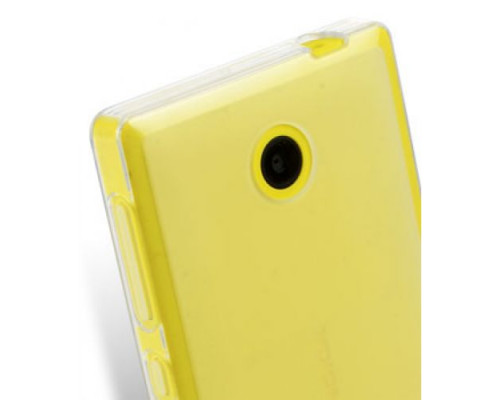 Чехол силиконовый для Nokia X Dual Sim Melkco Poly Jacket TPU (Transparent Mat)