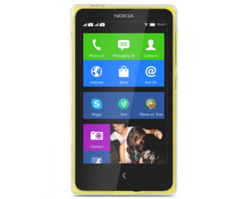 Чехол силиконовый для Nokia X Dual Sim Melkco Poly Jacket TPU (Transparent Mat)