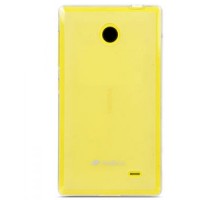 Чехол силиконовый для Nokia X Dual Sim Melkco Poly Jacket TPU (Transparent Mat)