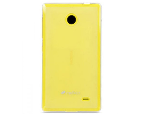 Чехол силиконовый для Nokia X Dual Sim Melkco Poly Jacket TPU (Transparent Mat)