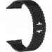 Ремешок металлический GSMIN Snake для Apple Watch 42/44mm (Черный)