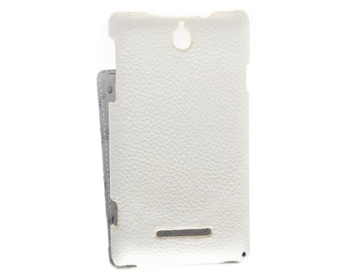 Кожаный чехол для Sony Xperia E / C1505 / E dual / C1604 / C1605 Melkco Leather Case - Jacka Type  (White LC)