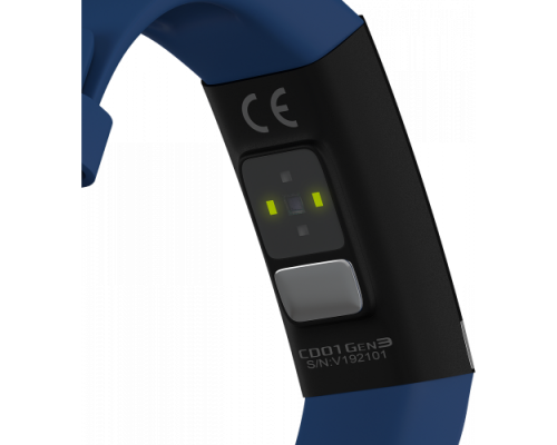 Фитнес браслет GSMIN CD01 Gen3 с измерением давления, пульса и ЭКГ (Синий)
