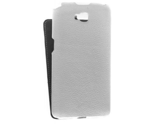 Кожаный чехол для LG G Pro Lite Dual D686 Melkco Premium Leather Case - Jacka Type (White LC)