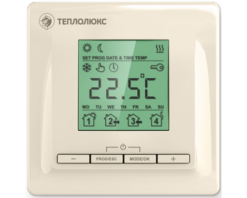 ТР 520 Терморегулятор для теплого пола кремовый