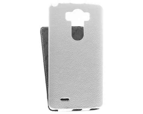 Кожаный чехол для LG G3 D855 Melkco Premium Leather Case - Jacka Type (White LC)