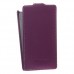 Кожаный чехол для HTC Windows Phone 8S / Rio Melkco Leather Case - Jacka Type (Purple LC)