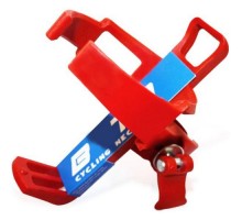 Флягодержатель GSMIN Water Holder 04 на руль велосипеда / мотоцикла  (Красный)