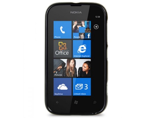 Чехол силиконовый для Nokia Lumia 510 Melkco Poly Jacket TPU (Black Mat)