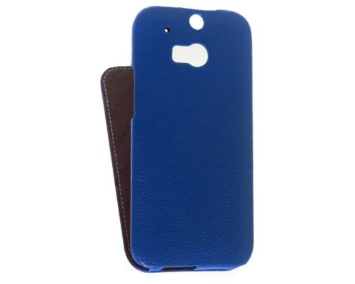 Кожаный чехол для HTC One 2 M8 Melkco Leather Case - Jacka Type (Dark Blue LC)