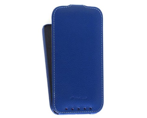 Кожаный чехол для HTC One 2 M8 Melkco Leather Case - Jacka Type (Dark Blue LC)