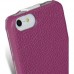 Кожаный чехол для HTC One V / Primo / T320e Melkco Premium Leather Case - Special Edition Jacka Type (Purple/White LC)