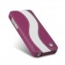 Кожаный чехол для HTC One V / Primo / T320e Melkco Premium Leather Case - Special Edition Jacka Type (Purple/White LC)