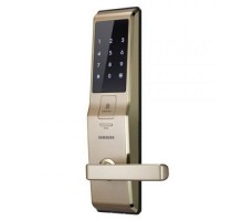 Врезной биометрический замок Samsung SHS-H705 Gold