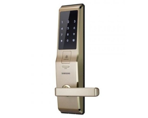 Врезной биометрический замок Samsung SHS-H705 Gold