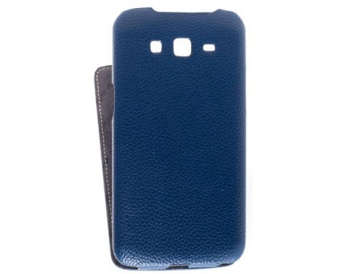 Кожаный чехол для Samsung Galaxy Grand 2 (G7102) Melkco Premium Leather Case - Jacka Type (Dark Blue LC)