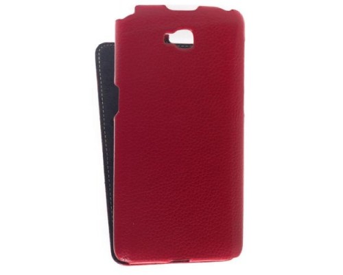 Кожаный чехол для LG G Pro Lite Dual D686 Melkco Premium Leather Case - Jacka Type (Red LC)