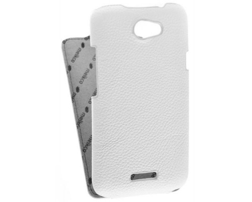 Кожаный чехол для HTC One X Melkco Leather Case - Limited Edition Jacka Type (White/Red LC)