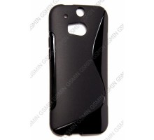 Чехол силиконовый для HTC One 2 M8 S-Line TPU (Чёрный)