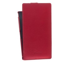 Кожаный чехол для Sony Xperia Z Ultra Melkco Premium Leather Case - Jacka Type (Red LC)